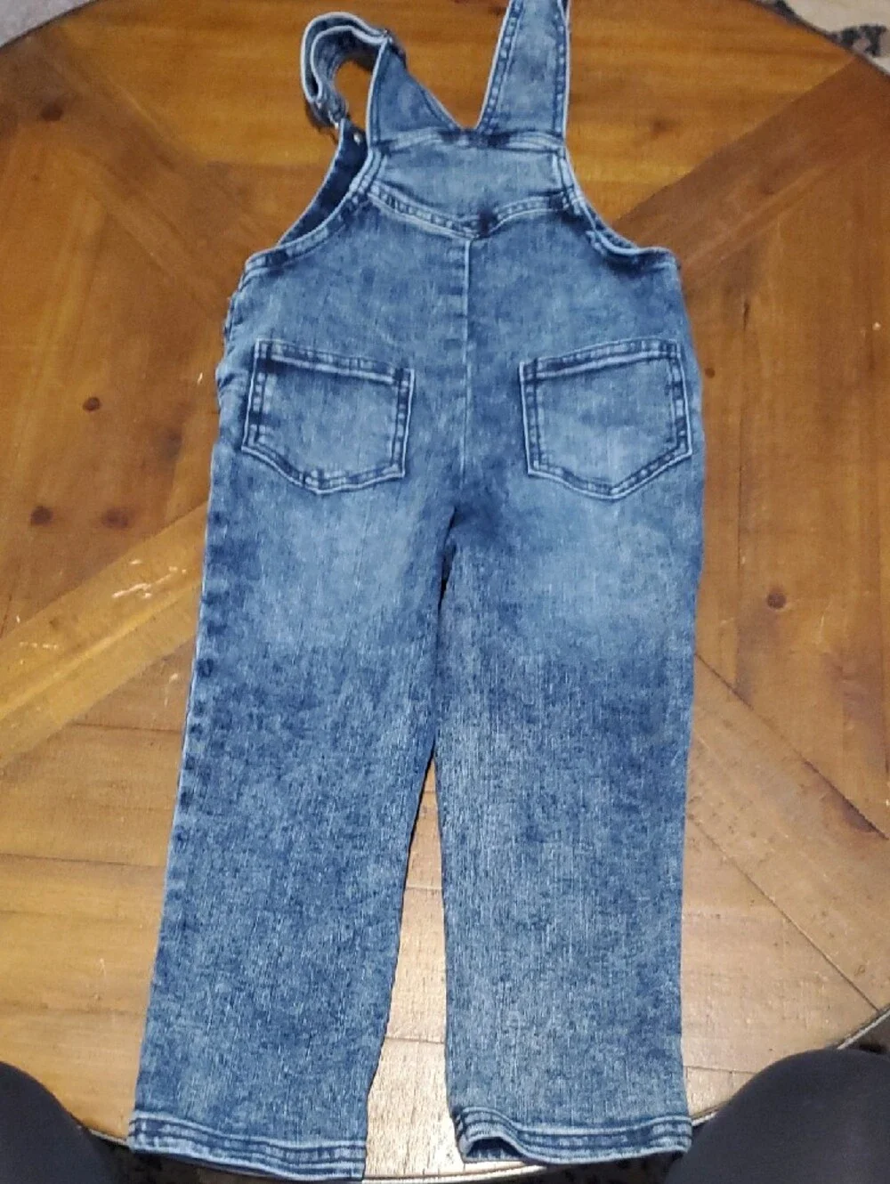 wonder nation Medium Wash Denim Overalls for Kids